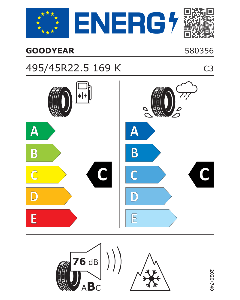 GOODYEAR 495/45 R22.5 OMNITRAC MSD II 169K M+S 3PSF TL